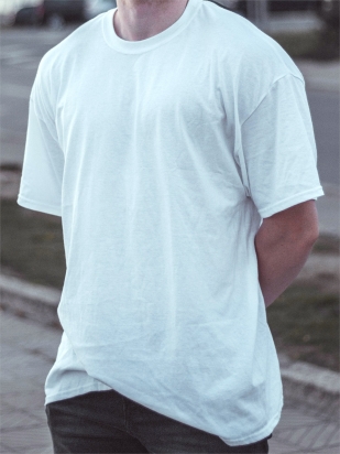 Oversize white cotton T-Shirt